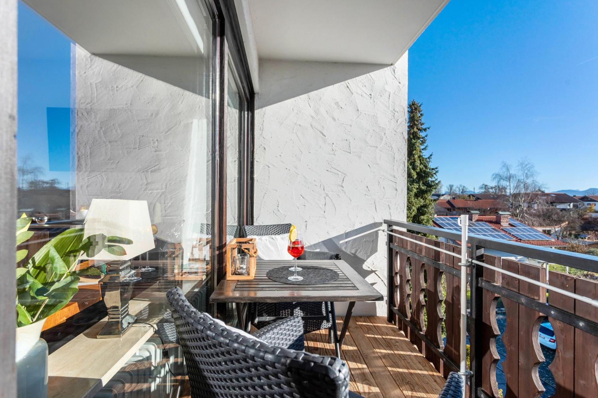 Ferienwohnung Seebruck Seeon Seebruck Bagian luar foto